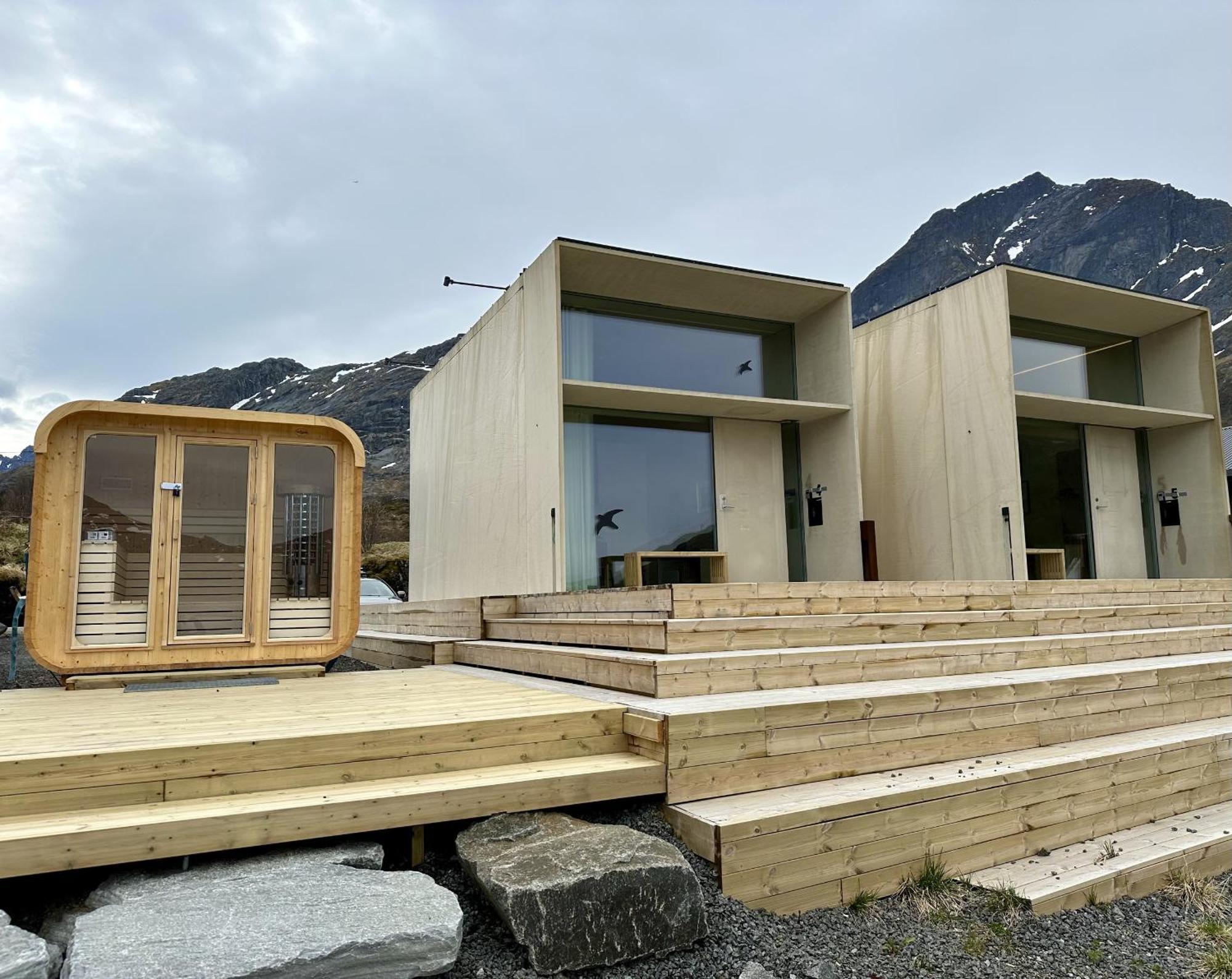 Ferienwohnung Oceanview Mini-House - Stunning Views Ramberg Exterior foto